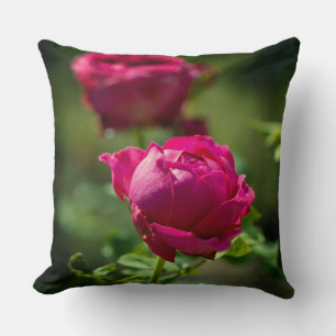 Rosa Blume Kissen