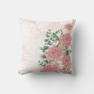 rosa Blume Kissen