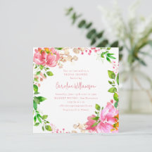 Rosa Blume Kranz Rustikales Brautparty