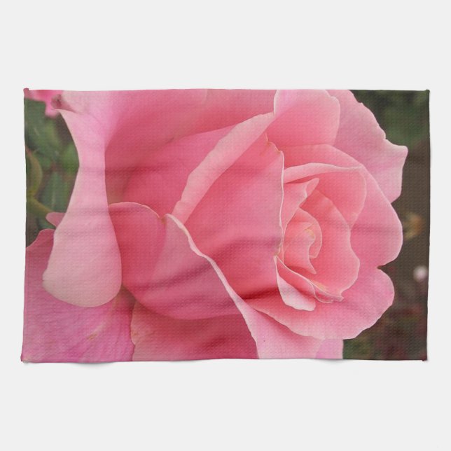 Rosa Blume Küchentücher (Horizontal)