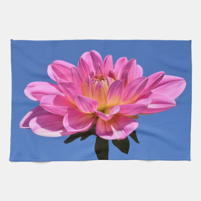 Rosa Blume Küchentücher (Horizontal)