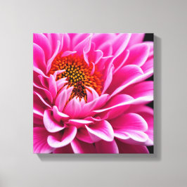 Rosa Blume Leinwanddruck