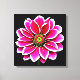 Rosa Blume Leinwanddruck