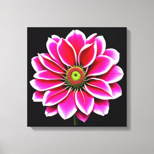 Rosa Blume Leinwanddruck