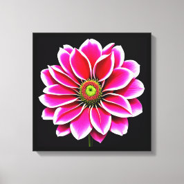 Rosa Blume Leinwanddruck