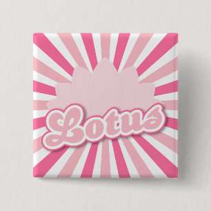 Rosa Blume Lotus Button