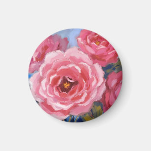 Rosa Blume Magnet