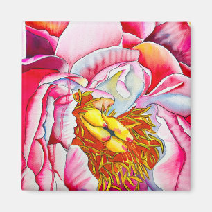 Rosa Blume Magnet