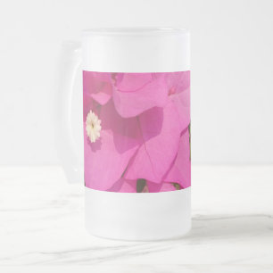 Rosa Blume Mattiert 16 oz Mattiert Glass Tasse