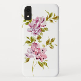 Rosa Blume mit Blumenmotiven, stilvoll Case-Mate iPhone Hülle