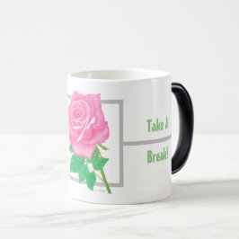 Rosa Blume Morphing Tasse