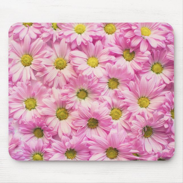 Rosa Blume Mousepad (Vorne)
