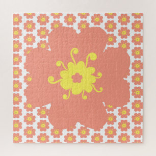 rosa Blume Muster frustrierend Puzzle