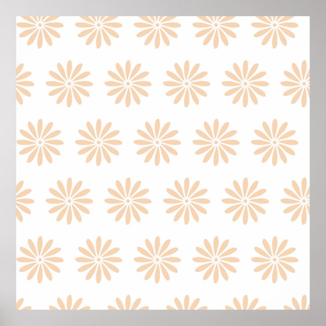 Rosa Blume Muster. Kunst, Kunstwerke, Hintergrund, Poster (Vorne)