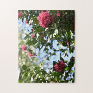 Rosa Blume Naturfotografie Englischer Garten Puzzle