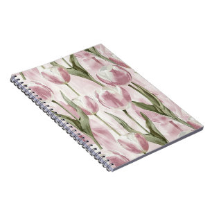 Rosa Blume Notizblock