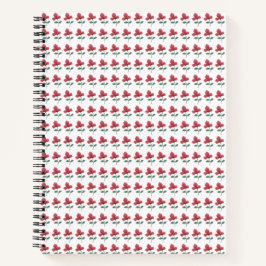 rosa Blume Notizbuch