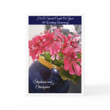 Rosa Blume Personalisiert 7. Hochzeitstag