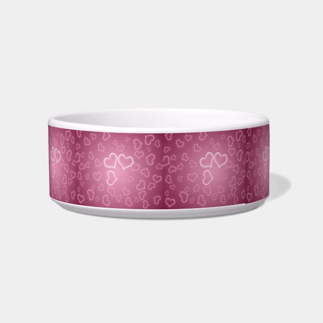 Rosa Blume Pet Bowl Napf (Vorderseite)