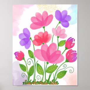 rosa Blume Poster