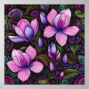 Rosa Blume Poster