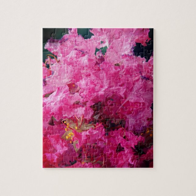 Rosa Blume Puzzle (Vertikal)