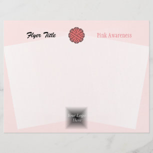 Rosa Blume Ribbon von Kenneth Yoncich Flyer