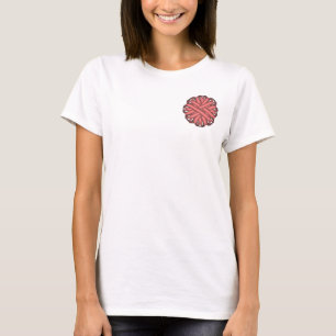 Rosa Blume Ribbon von Kenneth Yoncich T-Shirt