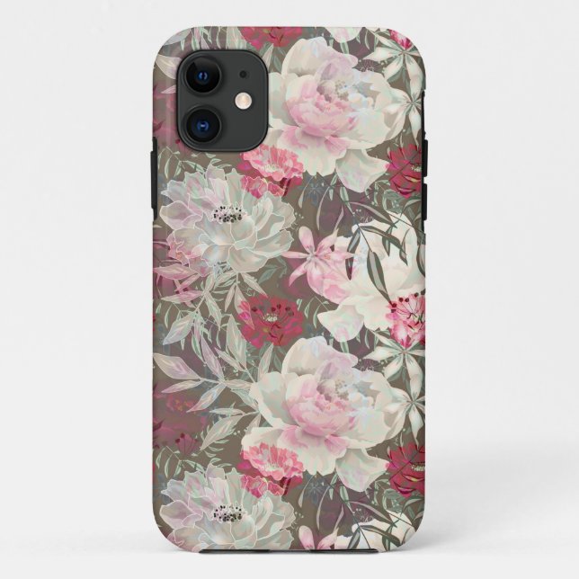 Rosa Blume Rosa Zitronen Blumenstrauß Case-Mate iPhone Hülle (Rückseite)