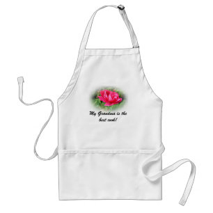 Rosa-Blume Schürze