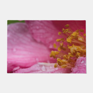 Rosa Blume Stamens Fußmatte