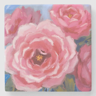 Rosa Blume Steinuntersetzer