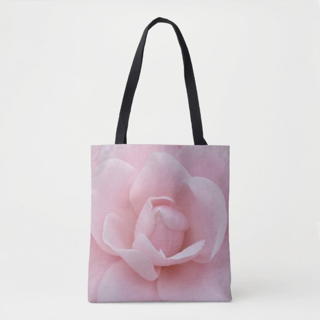 Rosa Blume Tasche (Vorderseite)