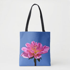 Rosa Blume Tote Tasche