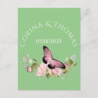 Rosa Blume und Schmetterling auf der Grünen Hochze