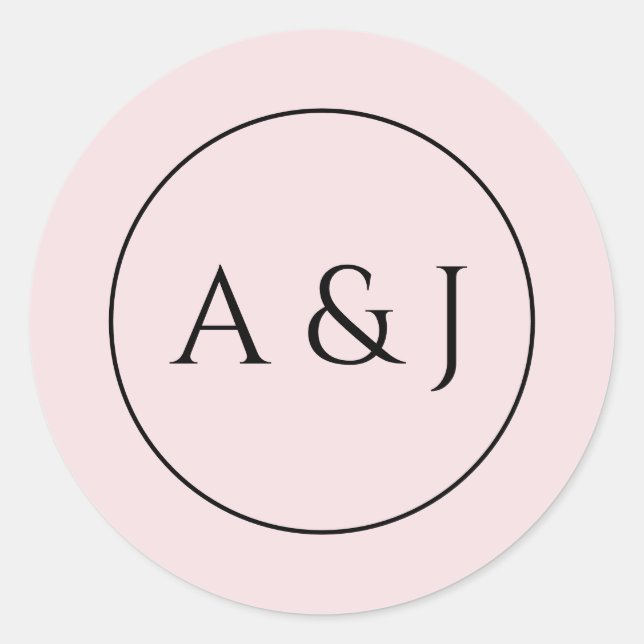 Rosa Blume und Signalleuchten Runder Aufkleber (Vorderseite)