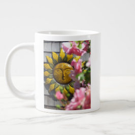 Rosa Blume und Sonne - Martha's Vineyard Jumbo-Tasse