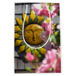 Rosa Blume und Sonne - Martha's Vineyard Mittlere Geschenktüte
