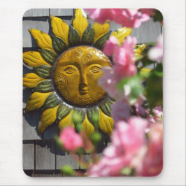 Rosa Blume und Sonne - Martha's Vineyard Mousepad