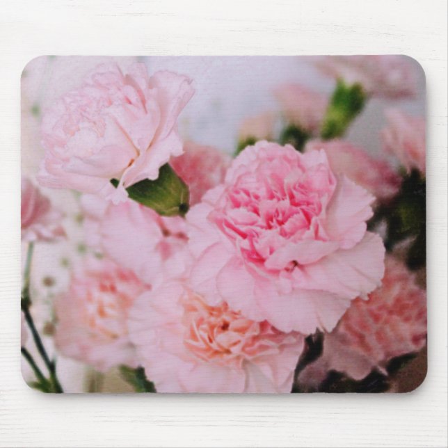 Rosa Blume Vintage Stilfotografie Mousepad (Vorne)