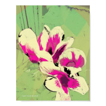 Rosa Blume von Ohio Künstler Carol Zeock