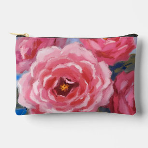 Rosa Blume Zubehörtasche