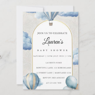 Rosa Blumen Baby Shower Einladung | Mädchen Baby S