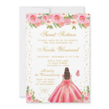 Rosa Blumen Braunhaarige Haar Prinzessin Sweet Six