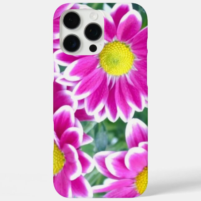 Rosa Blumen  Case-Mate iPhone Hülle (Rückseite)