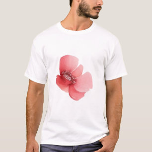 Rosa Blumen-Inspired Geschenk-Design T-Shirt