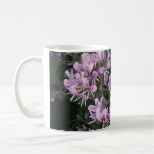 Rosa Blumen Kaffeetasse