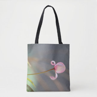 Rosa Blumen-Knospen-Taschen-Käufer-Tasche