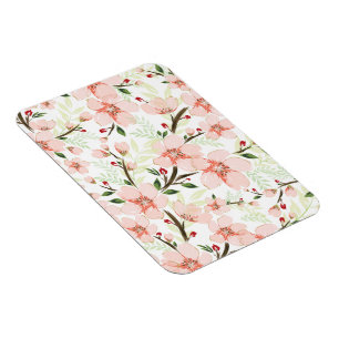 Rosa Blumen Magnet