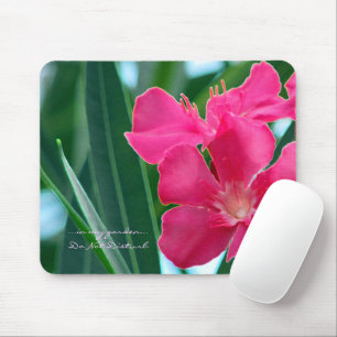 Rosa Blumen Mousepad